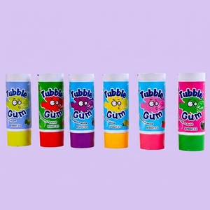 Tubes à chewing-<span class=keywords><strong>gum</strong></span> cylindriques pliables pour un rangement facile, 12,7-35 mm, écologiques, étiquette privée, logo personnalisé, bouchon à vis, impression UV - Product Image 1