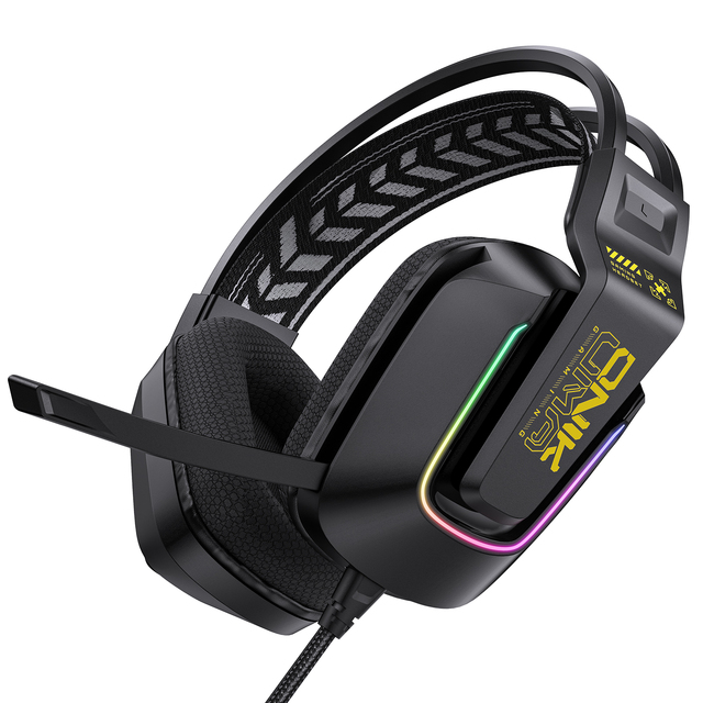 Onikuma X13 Over-Ear RGB LED Wired Gaming Headset with Microphone 3.5mm USB Connector Waterproof & Wireless Features