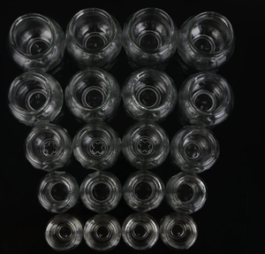 Ventouses en verre à aspiration forte Massage d'acupuncture Pots de ventouses Traitement par aspiration Sucker 16 Set - Product Image 3