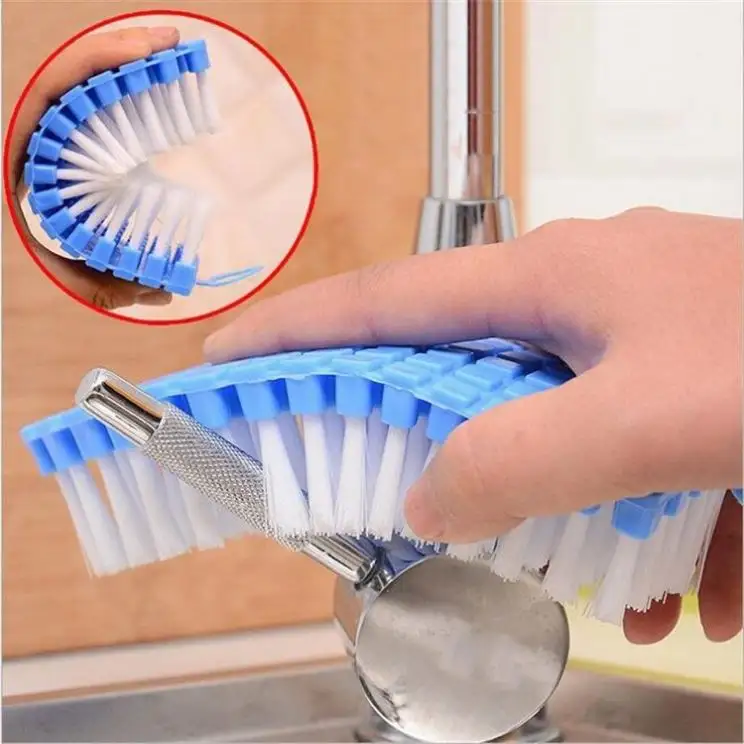 Rubinetto spazzole da bagno 24 "detergente per tubi di sfiato spazzola morbida curva pulizia in plastica nuova spazzola creativa per prodotti per la casa