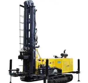 Full Hydraulic diamond core drilling rig crawler based geological exploration wireline drill equipment with 500m capacity