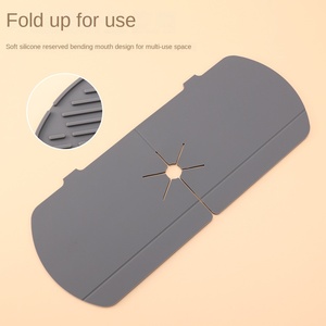 Modern Reusable Spot Faucet Drain Mat Kitchen Sink Silicone Bathroom Washbasin Surface Splash-proof Mat Huangshi Brand Model - Product Image 5