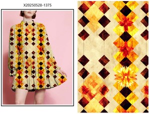 Tela de Rayón 100% con Impresión Digital Personalizada al por Mayor para Damas, Tela <span class=keywords><strong>PIPA</strong></span> DANCE - Product Image 5