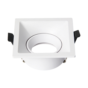 ERDU Gu10 <span class=keywords><strong>GX53</strong></span> Gu5.3 Spot Light Frame Encastré Cob Spot Downlight Plastique Led Module Mr16 Logement - Product Image 1