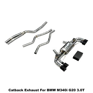 ท่อไอเสียสแตนเลส Vortex Performance สำหรับ BMW M340i G20 3.0T ปี 2019-2025 พร้อมวาล์วอิเล็กทรอนิกส์ปรับแต่งเสียง - Product Image 5