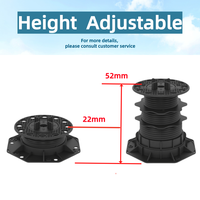 Supports de pavés et de terrasses en plastique réglables, support de dalle de sol, élévateur de sol, supports de carrelage et de pavés réglables
