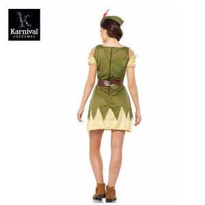 ODM donna <span class=keywords><strong>Robin</strong></span> Hood di Nottingham Costume Cosplay per Halloween libro settimana TV & film ispirato alla vendita intera - Product Image 5