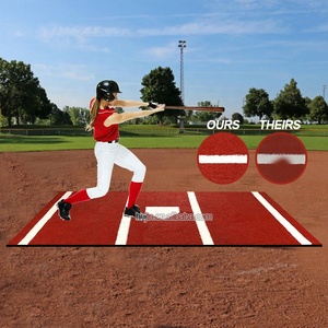 Estera de goma de softball, directa de fábrica, placa de casa, soporte de práctica, esteras de campo de béisbol - Product Image 5