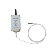 Contrôleur de température PT100 LoRa ABS, indice de protection IP67, portée de 5 km, autonomie de la batterie de 5 ans, dispositif de surveillance de la température sans fil, OEM/ODM