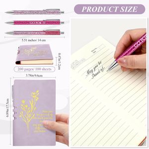 Set de Regalo: Cuaderno de Cuero A6 con Bolígrafo y Caja de Regalo para Compañeros de Trabajo, Personal, Maestros, Enfermeras, Voluntarios, Mujeres y Hombres - Product Image 2