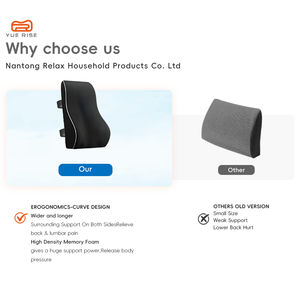 YUE RISE Ensemble d'oreillers ergonomiques en mousse à mémoire <span class=keywords><strong>de</strong></span> forme pour la tête, le cou et le bas du dos, pour les longs trajets en voiture, avec soutien amélioré - Product Image 4