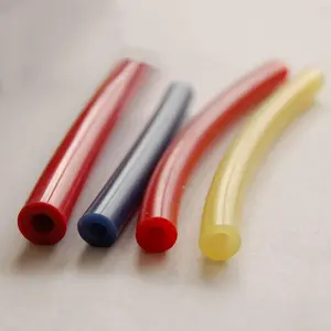 OEM Tùy chỉnh màu cao su mềm rõ ràng mỏng Silicone Ống rẻ hơn Chất lượng cao