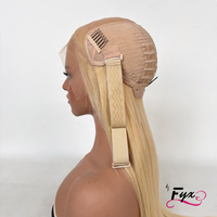 Perruque Lace Front HD Blonde Populaire 2026 Prête à l'Expédition, 100% Cheveux Humains Bruts, Perruque Sans Colle pour Femmes Élégantes