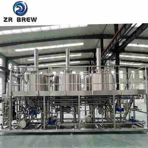 Equipo de elaboración de cerveza automatizado de 3 recipientes de 1000L y 2000L, acero inoxidable 304, con certificación CE - Product Image 4