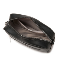 Sac à bandoulière unique en PVC pour femme, style vintage, avec chaînes, fermeture éclair, portable, design de créateur, sac messager à une épaule