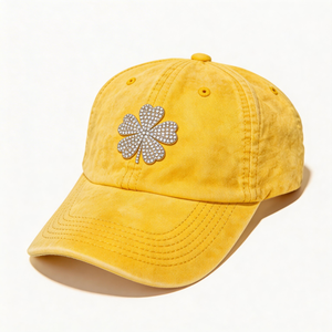 Venta al por Mayor de Gorras Deportivas de Algodón con 6 Paneles, Estilo Coreano, Logotipo Personalizado, Gorra de Béisbol con Pedrería - Product Image 5