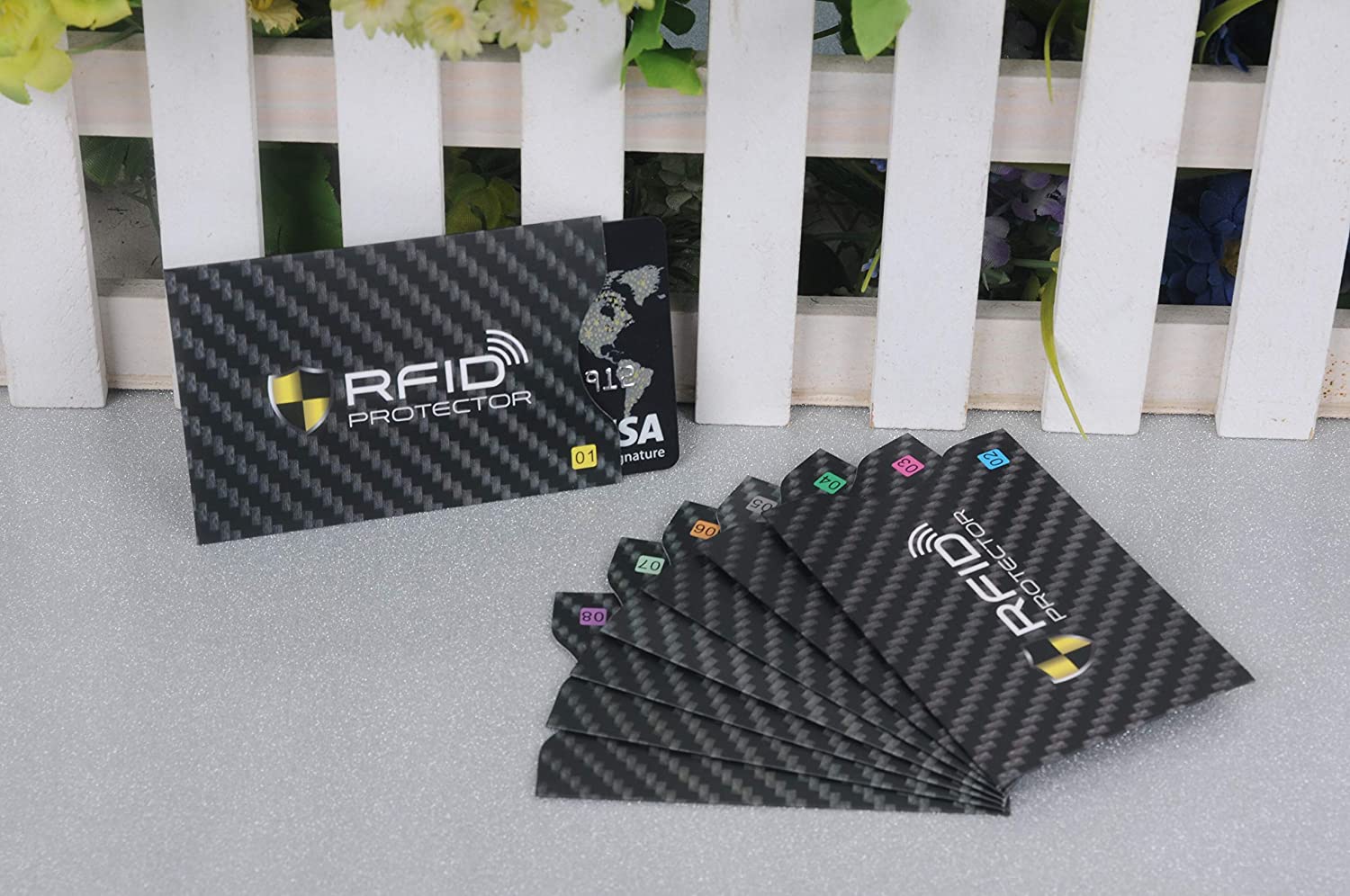 carbon fiber card sleeves Modern Guard Premium+ Sleeves