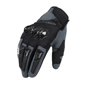 Gants de course en fibre de carbone respirants multicolores en option pour la protection des articulations Gants de vélo/moto résistants aux chutes avec écran tactile - Product Image 1