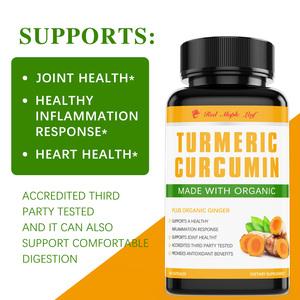 Cápsulas Duras de <span class=keywords><strong>Cúrcuma</strong></span> Orgánica - Suplemento Herbal de Curcuminoides, Antiinflamatorio y Refuerzo Inmunológico, Suministro a Granel con Certificación GMP - Product Image 3