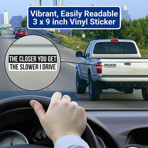 Car Decals Vinyl Rear <b>Bumper</b> <b>Stickers</b> Rectangle Self Adhesive Digital Printing For Car Windows Promotional Gifts - Product Image 3