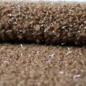 New Design Popular Fashion Brown Maillard Style Tweed Fleece Fabric For Coat Bag Dress Jacket