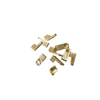 Service de fraisage CNC sur mesure, support en L en alliage de laiton, composants de contact électrique usinés CNC, MOQ 1 pièce, livraison 15-20 jours