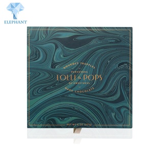 Custom Logo Luxury <b>Small</b> Square Cardboard Display Chocolate Packaging <b>Gift</b> <b>Box</b> With Dividers - Product Image 3