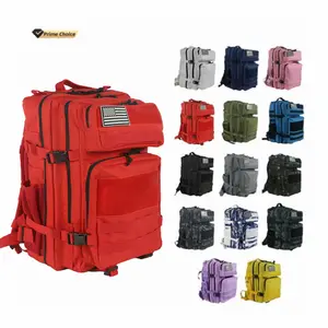 45L 900D Oxford personalizado impermeable deportes gimnasio Fitness mochila Crossfit bolsas tácticas al aire libre caza Trekking mochila táctica