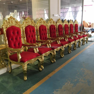 Budget-Friendly Large Antique Lion <strong>White</strong> Throne Chairs for Weddings Dining Outdoor <strong>Halls</strong> Events Solid Stainless Steel Elegant - Product Image 3