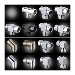 Giá Tốt Nhà Máy Bán Buôn Brass 90 ° Góc Doanh Góc Van Điều Khiển Dòng Chảy Hướng Chrome Mạ Ống Nước Phụ Kiện - Product Image 2