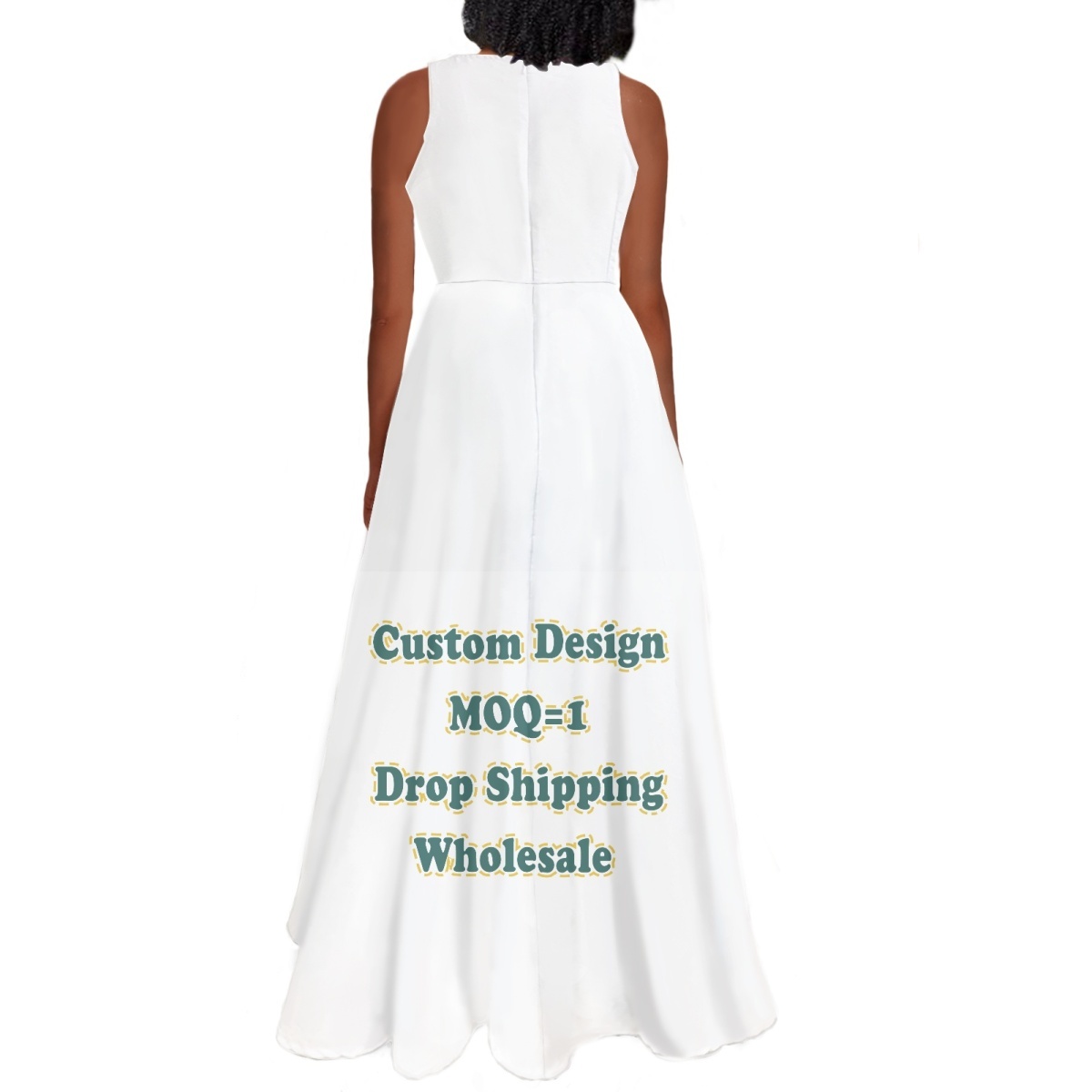 TAIZIYEAH Women's Long Sleeveless Dress - Elegant Casual Summer Beach Skirt With Jamaica Flag Print, Size XL