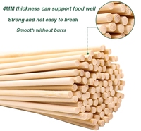 Emballage personnalisé pour brochettes en bambou biodégradable, certifiées, jetables, durables et résistantes à la chaleur, 3 mm, 35 cm, pour barbecue en plein air