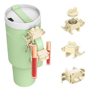 Stainless Steel Water Cup Silicone <b>Key</b> Organizer Lipstick Holder Ring Container <b>Hanger</b> Hooks - Product Image 3