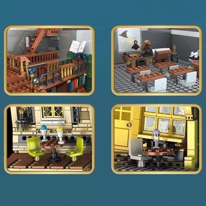 Moule <span class=keywords><strong>King</strong></span> 16040 Stree View Series Building Block Toys 3468Pcs Magic Book Store Model Building Block Set - Product Image 4