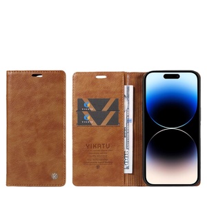 เคสหนัง PU มีกระเป๋าใส่บัตรสำหรับ iPhone 16 PRO MAX 16 Pro 16 PLUS 16 A-975 - Product Image 1