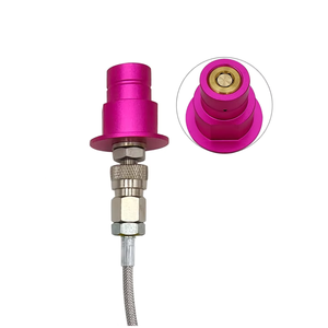 Tuyau d'air tressé en acier inoxydable de 1,5 m avec filetage W21.8/CGA320, manomètre 2000 PSI pour usage domestique au gaz - Product Image 6