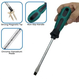 Juego de 7 destornilladores eléctricos con puntas Phillips y de una sola punta, mango de acero y plástico, suministro del fabricante - Product Image 3