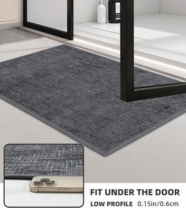 Alfombrilla <span class=keywords><strong>de</strong></span> baño antideslizante, pequeña, absorbente, <span class=keywords><strong>de</strong></span> secado rápido, delgada, para baño, para debajo <span class=keywords><strong>de</strong></span> la puerta, lavable, <span class=keywords><strong>de</strong></span> <span class=keywords><strong>pila</strong></span> baja para fregadero - Product Image 2