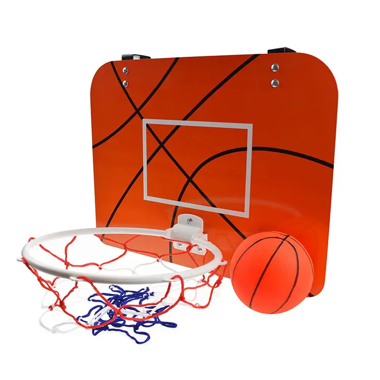 Customize hanging Basketball Hoop Indoor Door Wall Mounted Kids Mini Basket Ball Board Toy Set