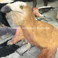 Dinosaure animatronique miniature sur mesure pour exposition de Beipiaosaurus en musée intérieur, robot pour le divertissement des enfants
