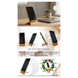 Support de stylo de bureau personnalisé LuxeWood avec impression pour Thanksgiving - Product Image 4