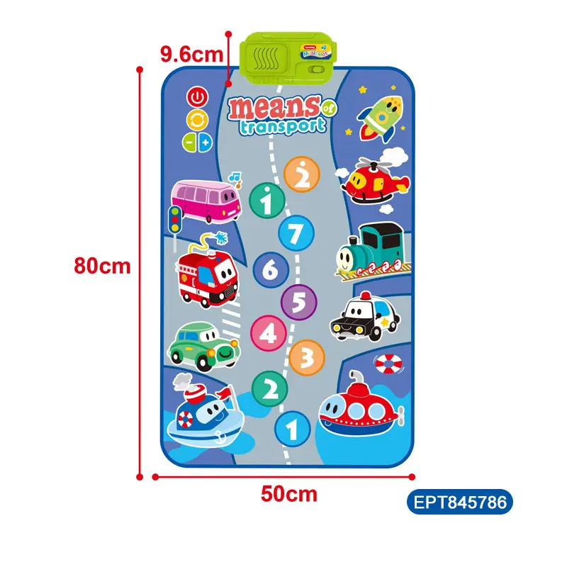 EPT toys Electric vehicles series touch early learn toys baby musical mat