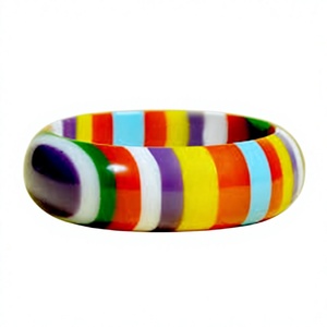 Bracelet en résine de silicone de qualité supérieure, design élégant avec rayures jaunes, blanches et noires, bracelets décontractés et sportifs pour femmes, parfaits pour les fêtes - Product Image 5