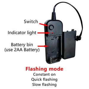 2019 maschere LED in PVC di alta qualità per la vendita di Halloween terribili e abbaglianti modelli di luce - Product Image 4