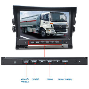 AlwayCare Moniteur de voiture LCD TFT 1080P AHD 7 pouces 12V/36V pour divertissement sur siège arrière Bus/<span class=keywords><strong>Camping</strong></span>-<span class=keywords><strong>car</strong></span>/Camion avec caméra, télécommande, 3G/4G, TF - Product Image 4
