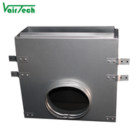 Diffuseur linéaire de ventilation CVC et grilles, boîte d'isolation de transition, boîte de plénum en acier galvanisé
