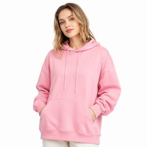 Sudadera con Capucha Extra Grande de Algodón Premium con Logotipo OEM Personalizado al por Mayor, Sudadera Unisex Holgada y Sostenible con Hombros Caídos, Sudadera Informal - Product Image 3