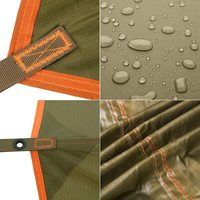 Tente imperméable Woqi, abri, pare-soleil, tapis de pique-nique, auvent extérieur, hamac de randonnée, bâche de pluie pour le camping