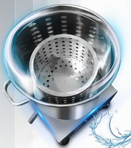 Commercial Kitchen Stainless Steel Food Dehydrator Spin Dryer for Vegetables Water Degreaser 220V Motor Coconut <b>Juice</b> <b>Machine</b> - Product Image 2