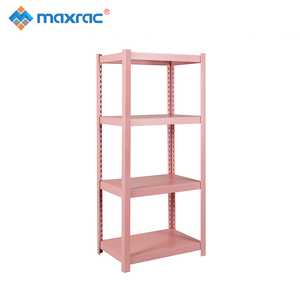 業務用5層スチール製ヘビーデューティー200kg耐荷重ボルトレスリベット棚、粉体塗装亜鉛メッキ仕上げ、耐腐食性 - Product Image 3